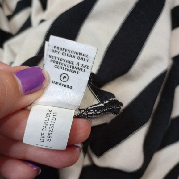 diane von furstenberg carlisle silk blend striped longline cardigan - Picture 8 of 15